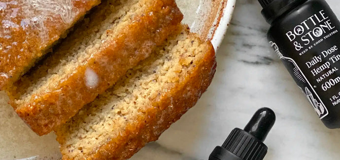 CBD Lemon Poppyseed Loaf