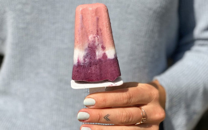 Homemade Fruit Popsicles with CBD