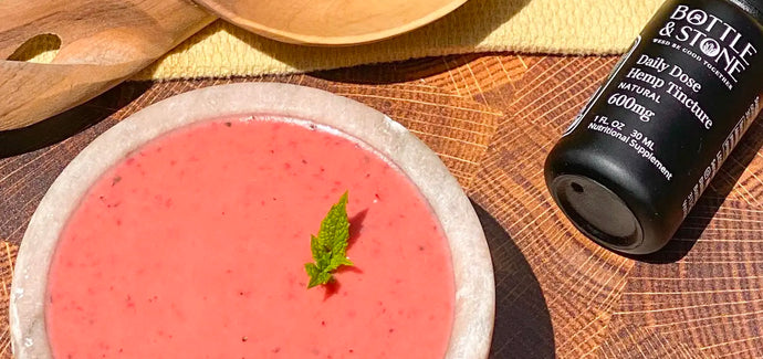 CBD Summer Strawberry Salad Dressing