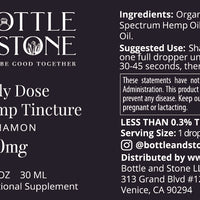 Daily Dose Cinnamon Organic Full Spectrum CBD Oil Tincture - 600mg